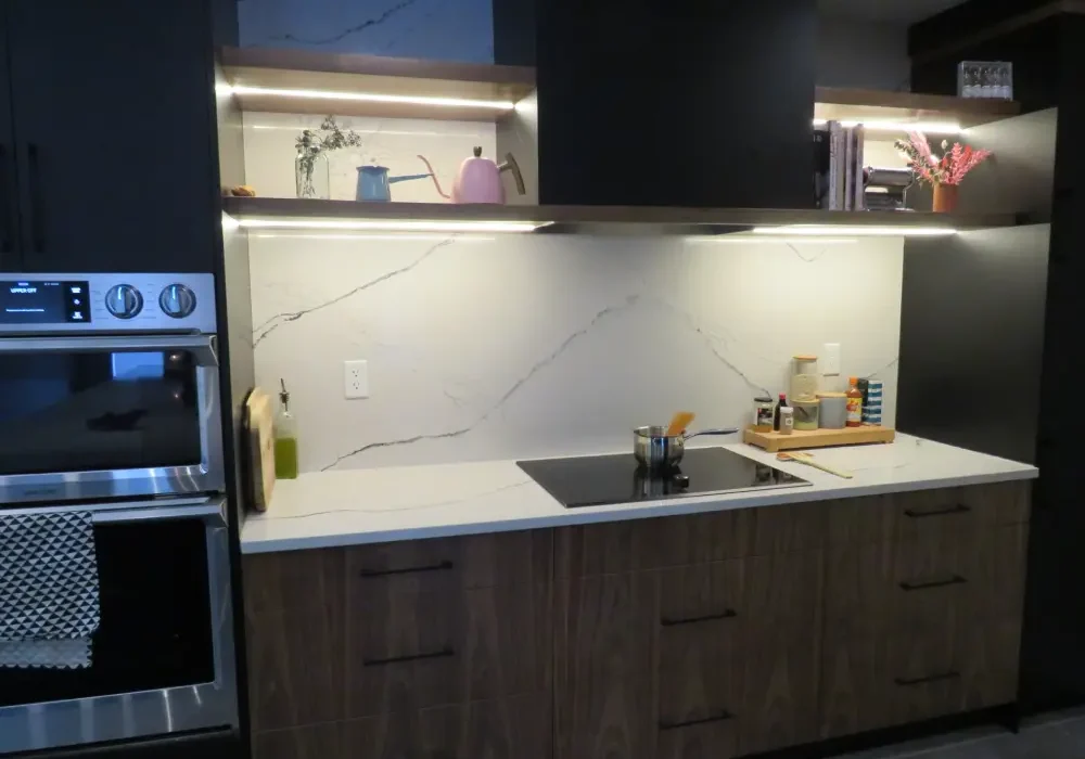 oven in the kitchen